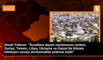 Binali Yıldırım: Kurallara dayalı uluslararası sistem savaşları durdurmakta yetersiz kaldı