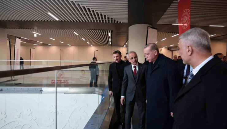 Cumhurbaşkanı Erdoğan: “İstanbul’da raylı sistem ağlarını 348 kilometreye çıkarıyoruz”