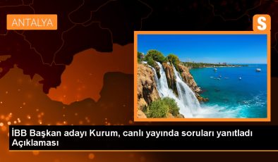 İBB Başkan adayı Kurum, canlı yayında soruları yanıtladı Açıklaması