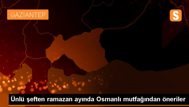 Yemek Yazarı Rafet İnce, Osmanlı Saray Mutfağının Ramazana Özel Lezzetlerini Anlattı