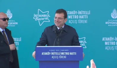 Ataköy-İkitelli Metro Hattının Açılışında Konuşan İmamoğlu: “8 Kilometre Yalanını Atanlar, Hadlerini Bilecek, Özür Dileyecekler”