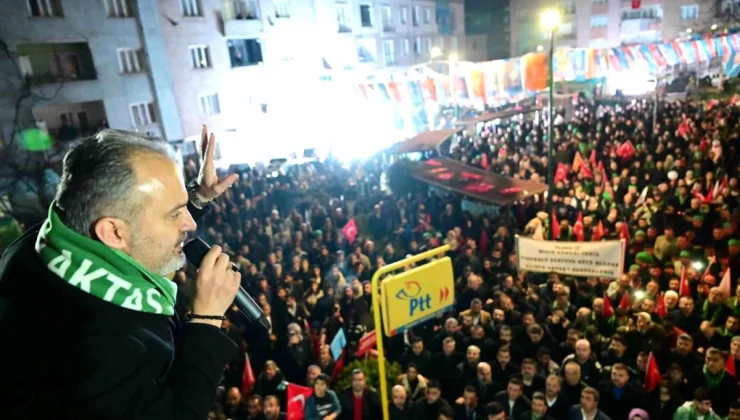 Bursa Büyükşehir Belediye Başkanı Alinur Aktaş, Emek Mahallesi’nde Karşılandı