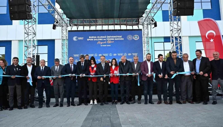 Bursa Büyükşehir Belediyesi, Uludağ Üniversitesi’ne modern bir spor merkezi kazandırdı