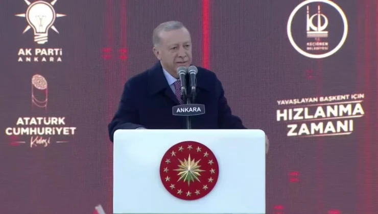 Erdoğan: CHP’nin Ankaramıza vereceği hiçbir hizmet yok