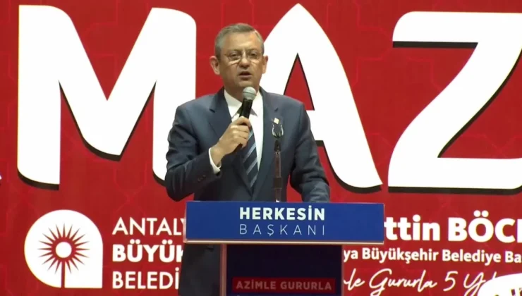 Özgür Özel: “İsrail’in Ticaretini Kim Ayakta Tutuyorsa Filistin’e İhanet Ediyordur”