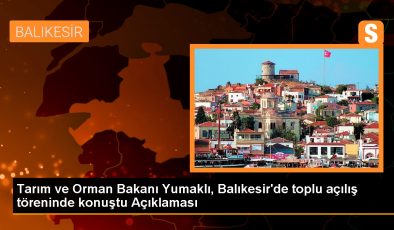 Tarım ve Orman Bakanı İbrahim Yumaklı, sulama projelerinin önemini vurguladı