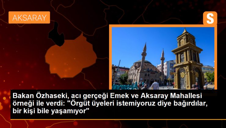 Bakan Özhaseki, Hatay’daki kentsel dönüşüm projesine karşı çıkan örgütleri eleştirdi