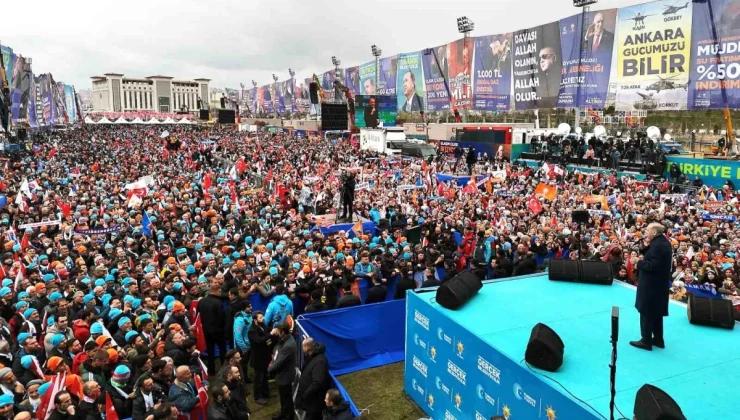 Cumhurbaşkanı Erdoğan: “Ankara’yı başkentlik sıfatına uygun hizmet veremeyenlerden kurtarmanın vakti çoktan gelmiştir”