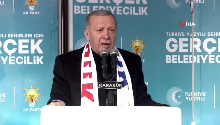 Cumhurbaşkanı Recep Tayyip Erdoğan Karabük’te