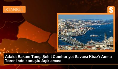 Adalet Bakanı Yılmaz Tunç, Şehit Cumhuriyet Savcısı Mehmet Selim Kiraz’ı Anma Töreni’nde konuştu