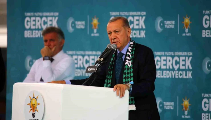 Cumhurbaşkanı Erdoğan Kocaeli Mitinginde Vatandaşlara Seslendi