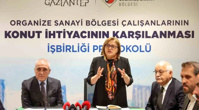 Gaziantep Büyükşehir Belediyesi ve OSB İşbirliğiyle Konut Projesi Başlıyor