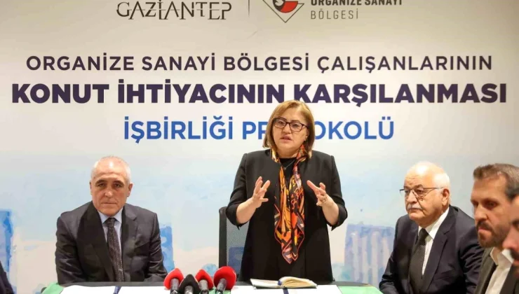 Gaziantep Büyükşehir Belediyesi ve OSB İşbirliğiyle Konut Projesi Başlıyor