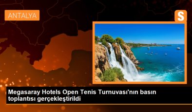 Megasaray Hotels Open Tenis Turnuvası’nın basın toplantısı gerçekleştirildi