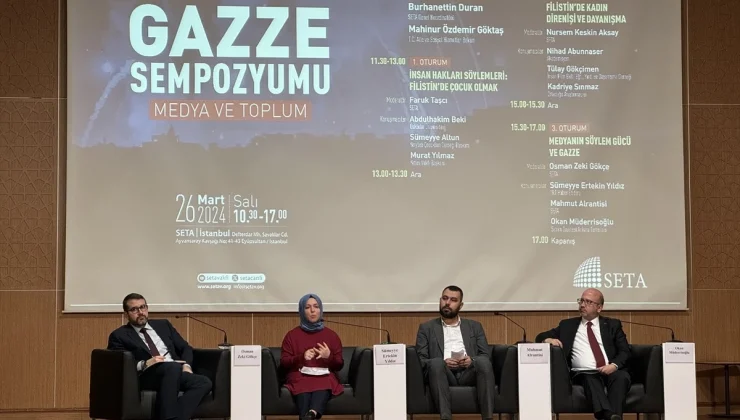 SETA, İstanbul’da “Gazze Sempozyumu” düzenledi