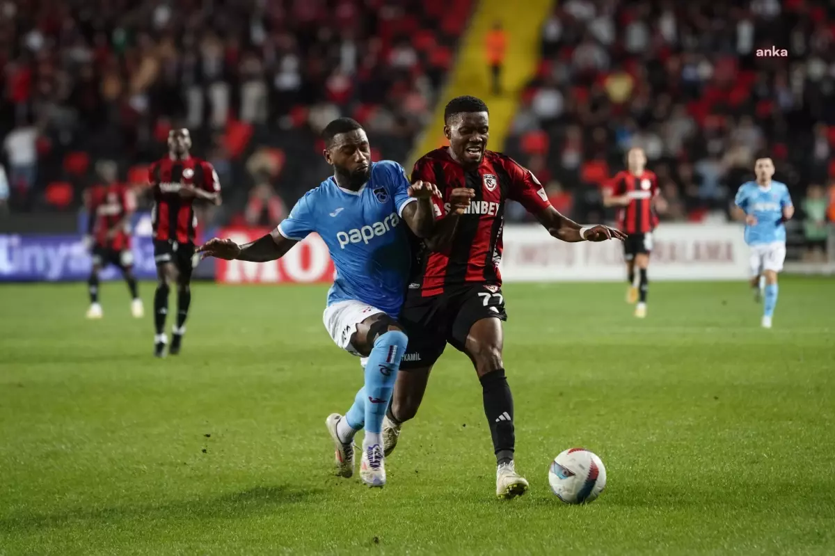 Gaziantep FK ve Trabzonspor 0-0 Berabere Kaldı