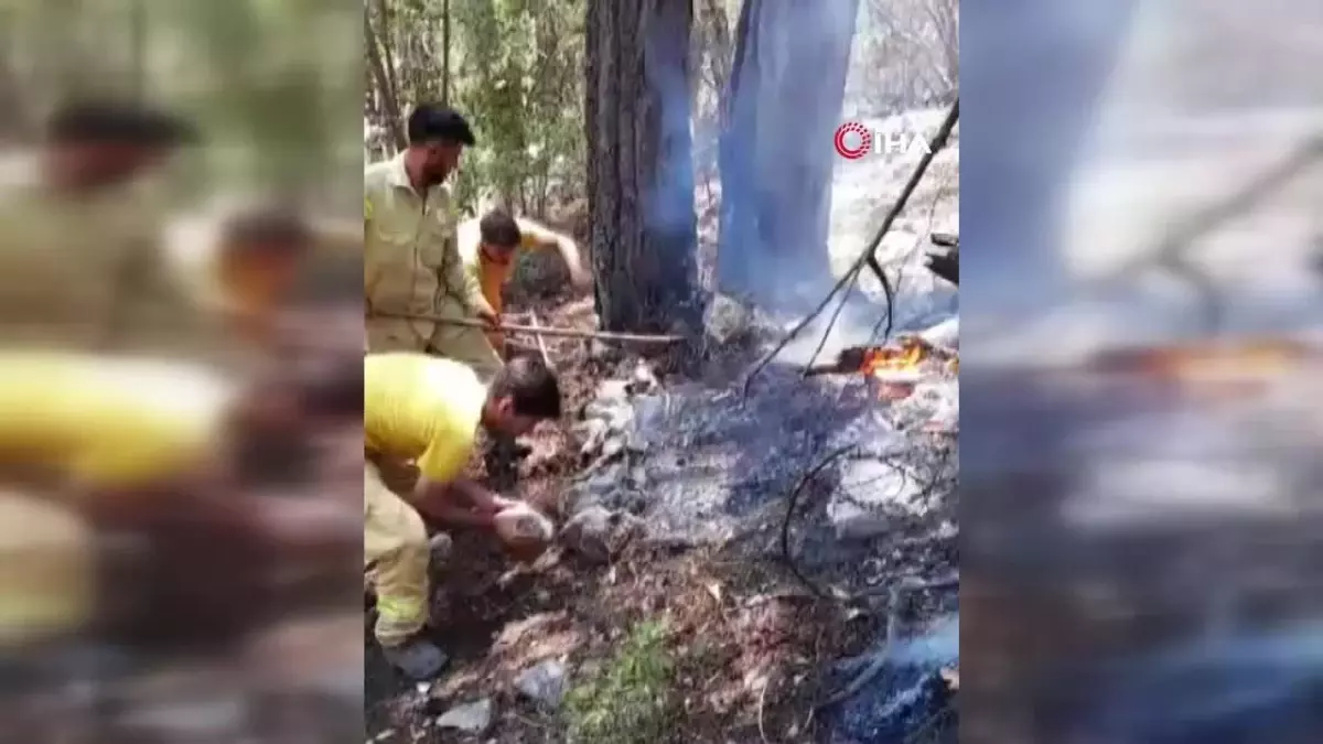 Kumluca’da Orman Yangını Kontrol Altında