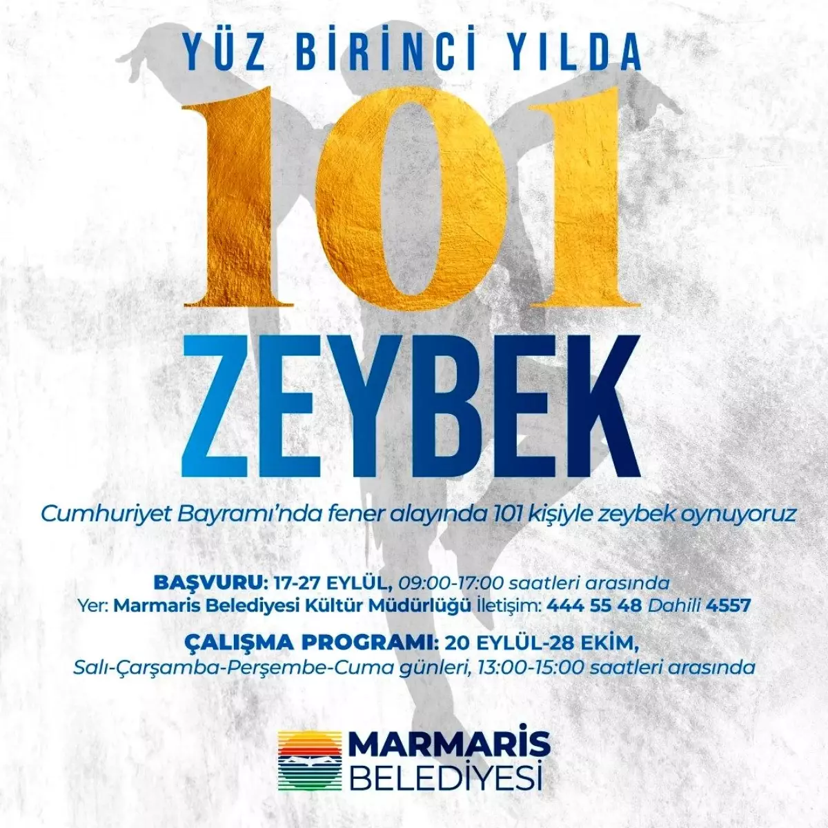 Marmaris’te 101. Yıl İçin Zeybek Gösterisi Düzenlenecek