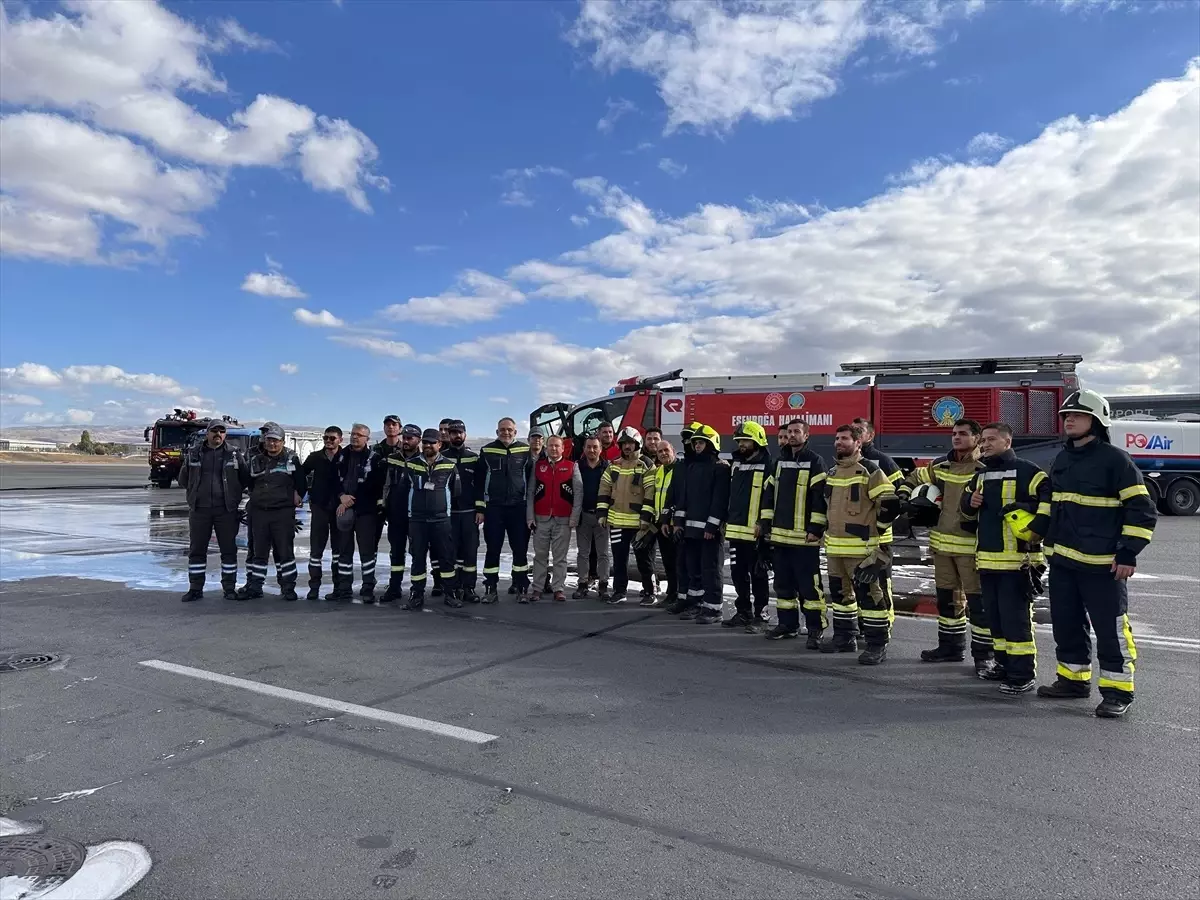 Esenboğa’da Yakıt Sızıntısı Tatbikatı